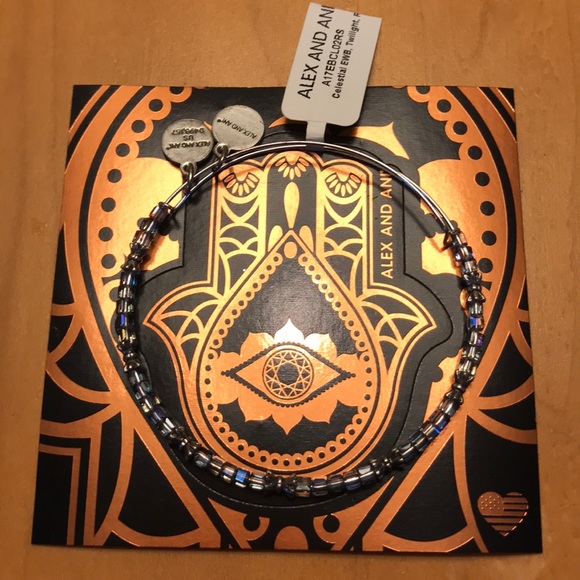 ❌SOLD❌ Alex & Ani Swarovski Crystal Beaded Bangle - Picture 5 of 5